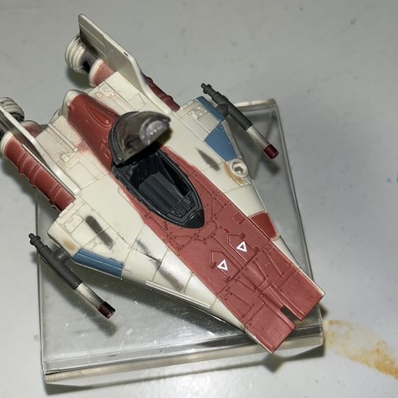 Vintage 1995 STAR WARS Action Fleet MICRO MACHINES  A-WING STARFIGHTER - Picture 5 of 7